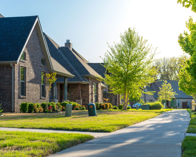 Luxury Neighborhood street